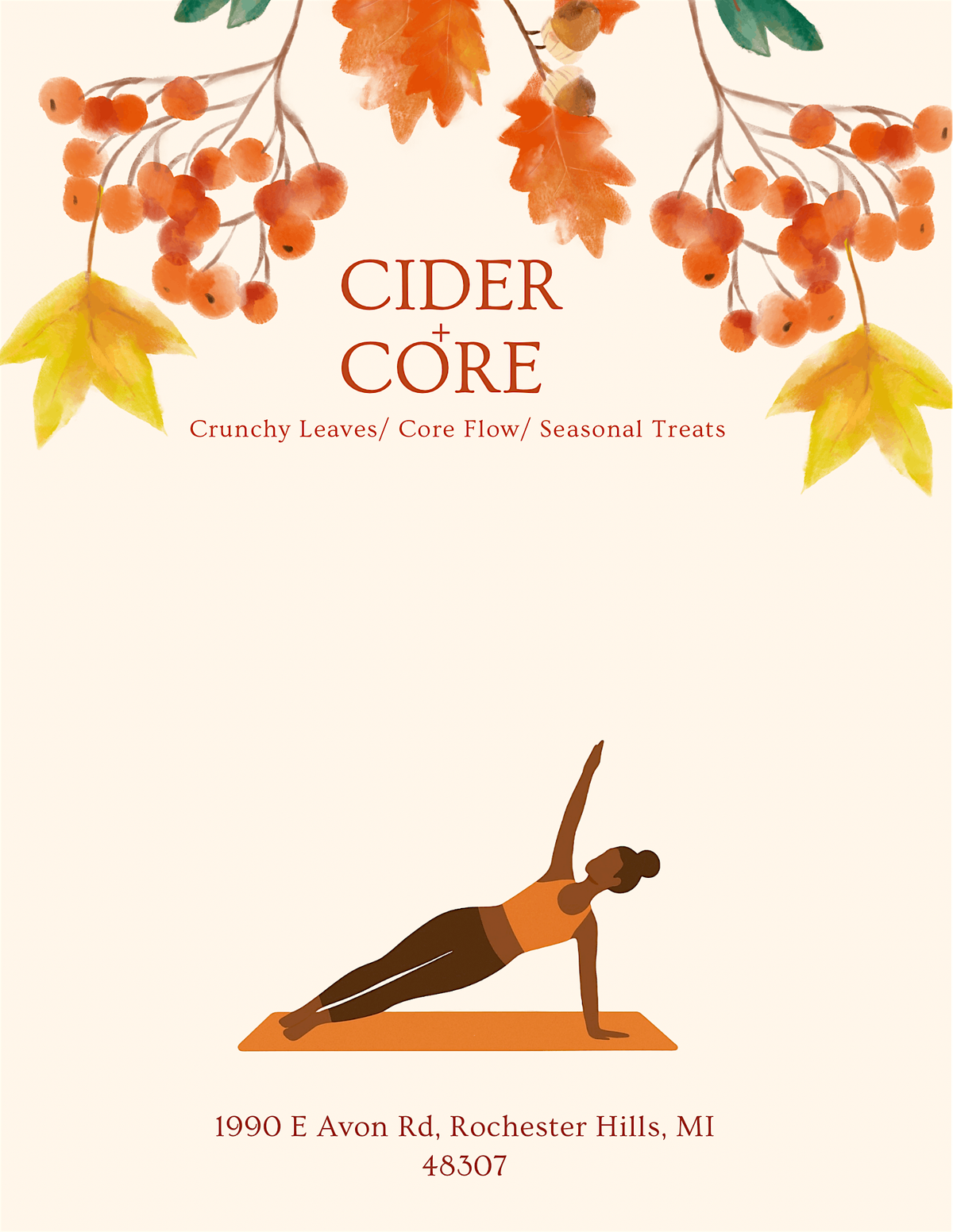 Autumn Flow: Cider + Core, 12 October | Event in Rochester Hills | AllEvents