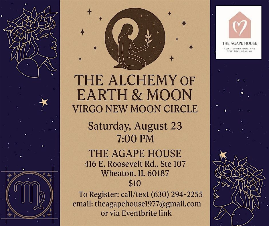 ✨ The Alchemy of Earth & Moon: Virgo New Moon Circle, 23 August | Event in Wheaton | AllEvents