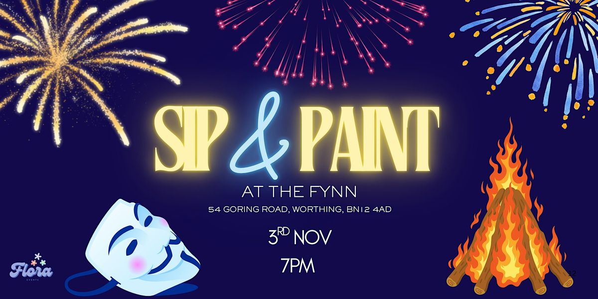 Sip & Paint at The Fynn, 3 November | Event in Worthing | AllEvents