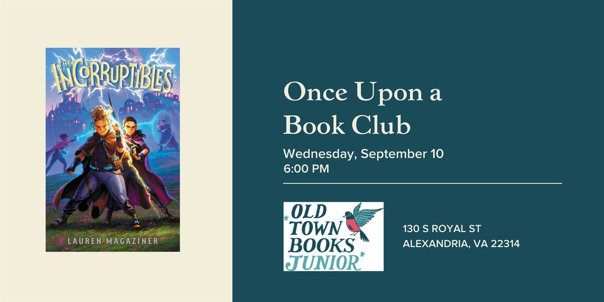 September Once Upon a Book Club, 10 September | Event in Alexandria | AllEvents