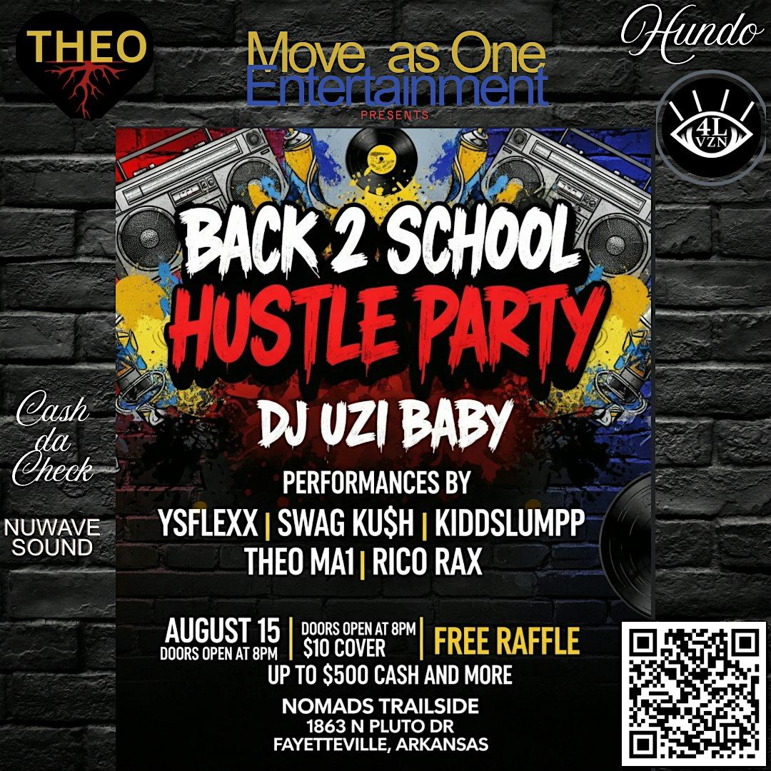 Back to School Hustle Party, 15 August | Event in Fayetteville | AllEvents