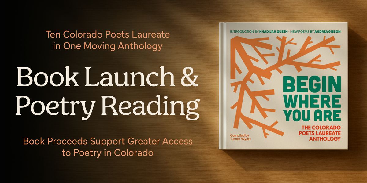 Book Launch & Poetry Reading: CO Poets Laureate Anthology, 5 December | Event in Denver | AllEvents