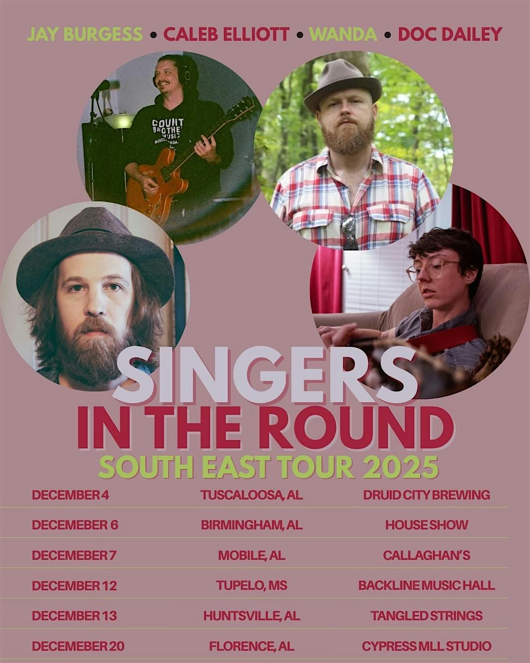Tangled String Presents Jay Burgess Singers in the Round, 18 December | Event in Huntsville | AllEvents