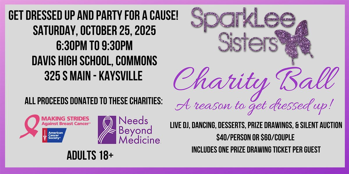 SparkLee Sisters Charity Ball - 2025, 25 October | Event in Kaysville | AllEvents