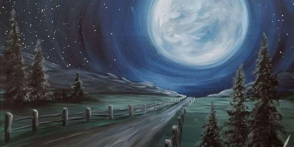 Road to the Moon - Paint and Sip by Classpop!™, 31 May | Event in Austin | AllEvents