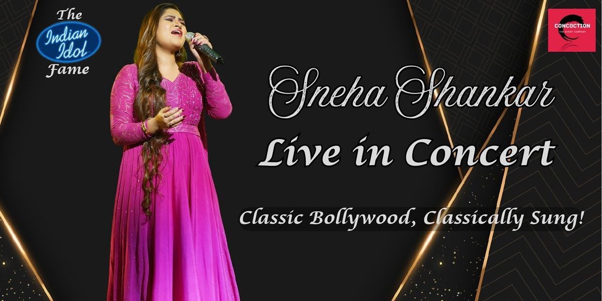 Sneha Shankar - Live in Concert, 13 December | Event in Bangalore | AllEvents