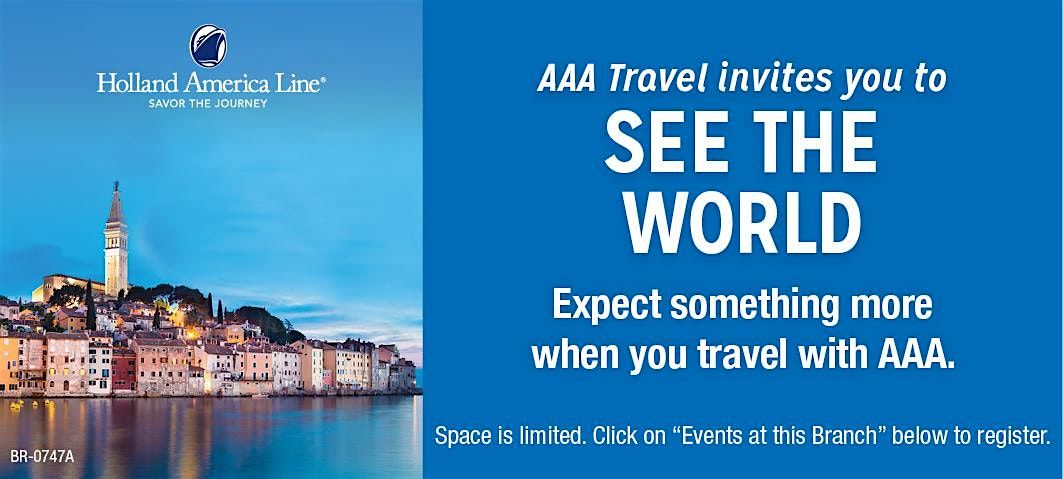 See the World with Holland America and Seabourn, 24 June | Event in Vero Beach | AllEvents