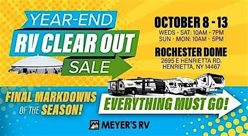 HUGE YEAR END RV CLEAR OUT SALE | Event in Henrietta | AllEvents