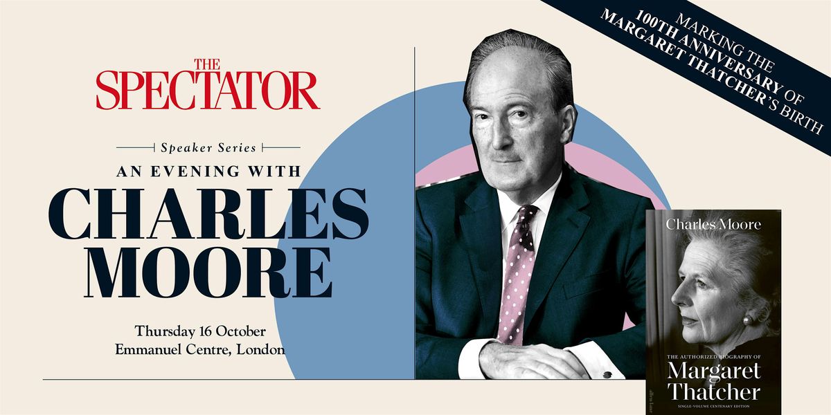 Speaker Series: An evening with Charles Moore, 16 October | Event in London | AllEvents
