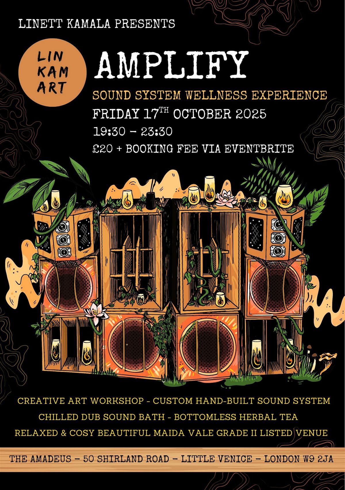 AMPLIFY - LIN KAM ART SOUND SYSTEM WELLNESS EXPERIENCE, 17 October | Event in London | AllEvents