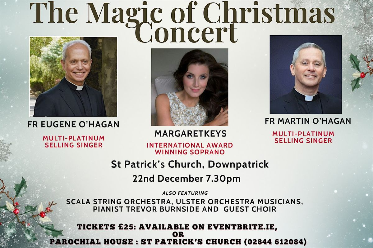 THE MAGIC OF CHRISTMAS WITH MARGARET KEYS AND THE PRIESTS, 22 December | Event in Downpatrick | AllEvents