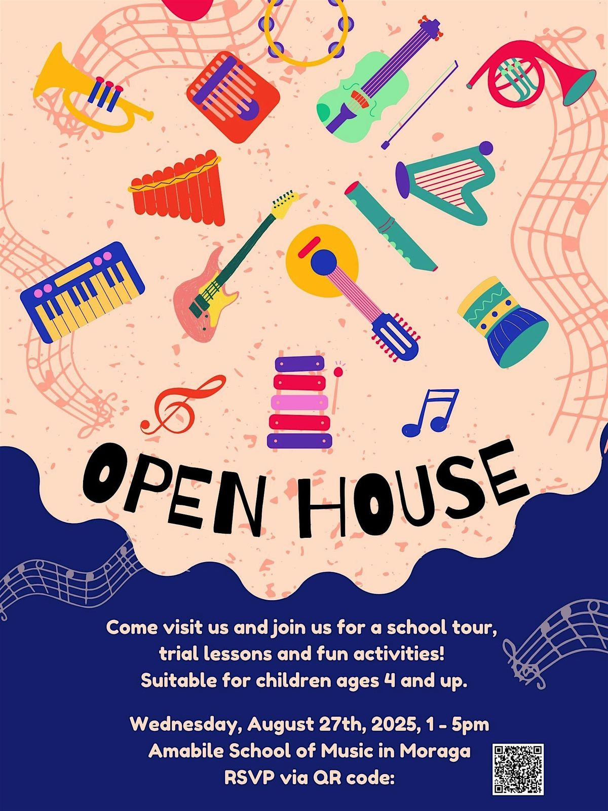 Open House at Amabile School of Music, 27 August | Event in Moraga | AllEvents