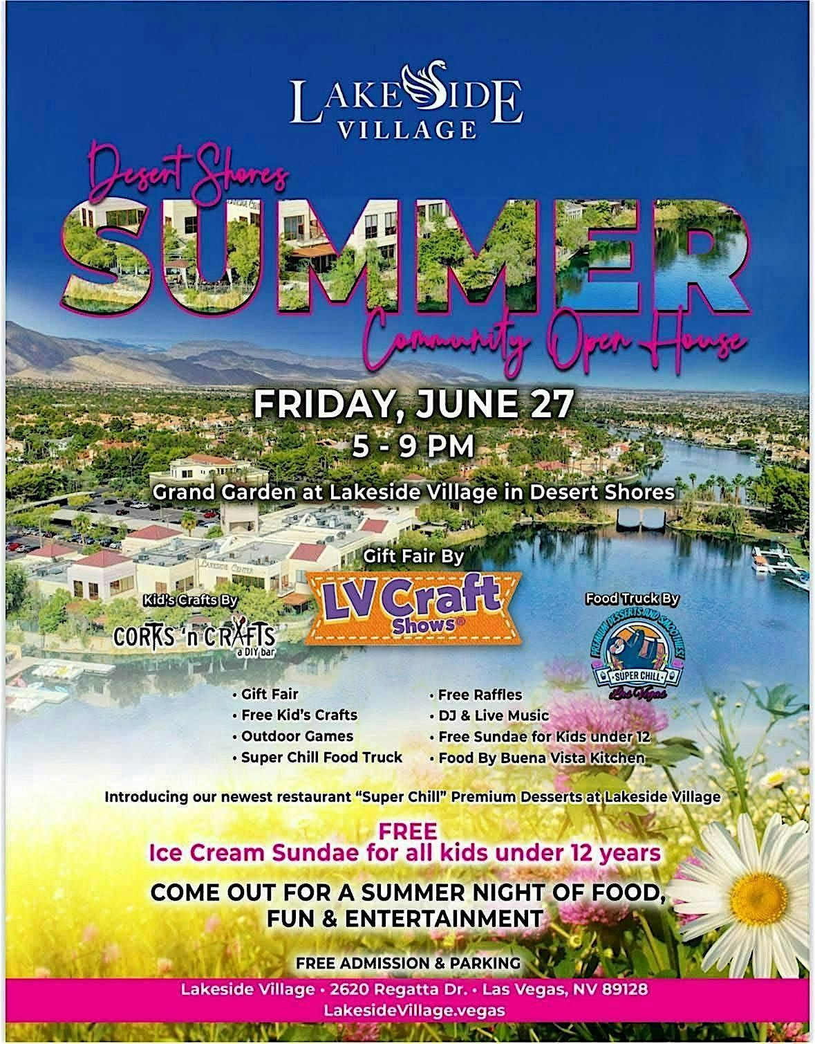 Desert Shores Summer Community Open House, 27 June | Event in Las Vegas | AllEvents