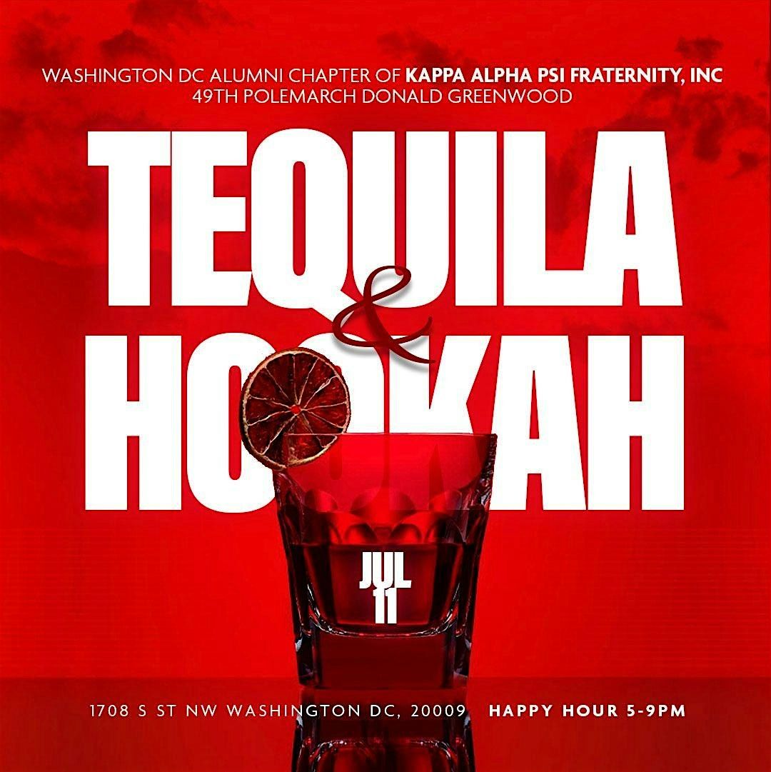 Tequila Hookah: A DST Welcome Happy Hour, 11 July | Event in Washington | AllEvents