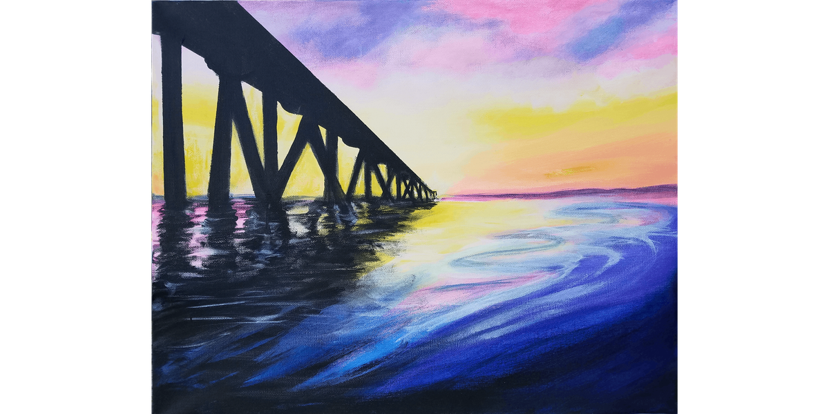 Bridge to Nowhere - Paint and Sip in Phoenix | Classpop!™, 18 September | Event in Gilbert | AllEvents