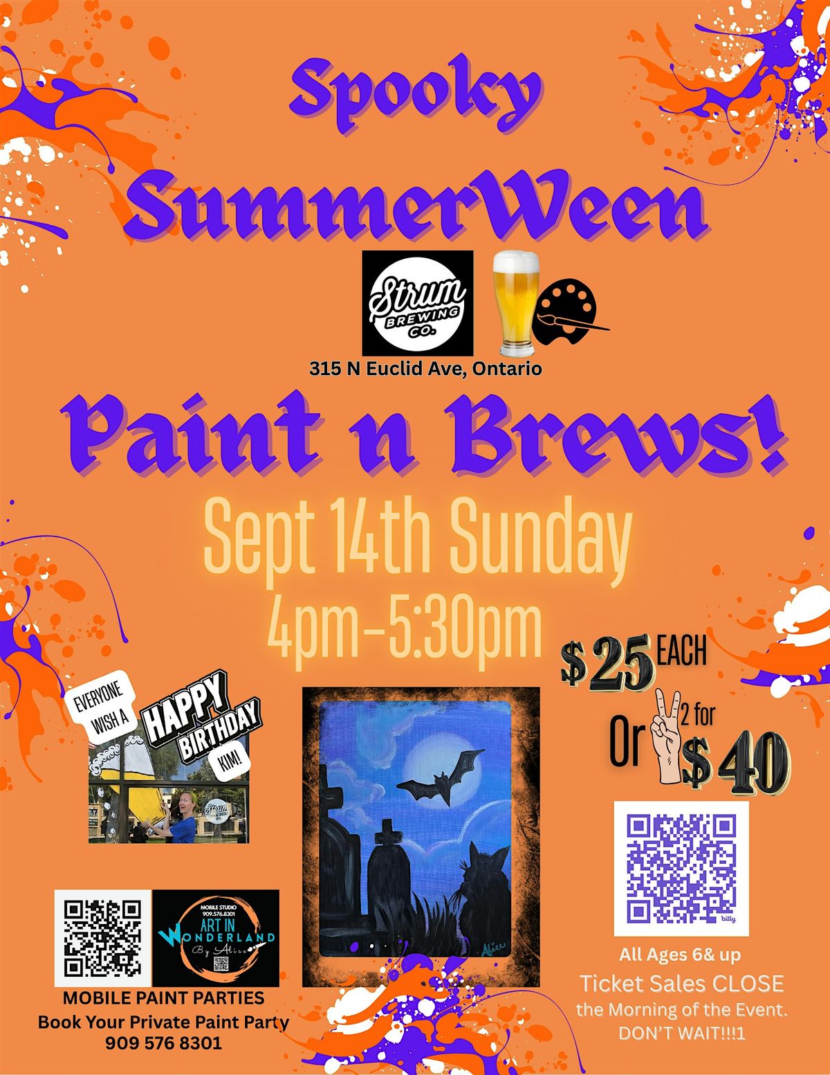 Paint n Sip Brews at Strum Brewing in Ontario, 14 September | Event in Ontario | AllEvents