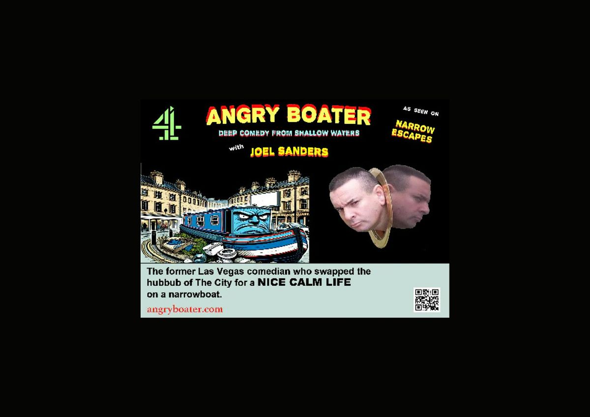 Joel Sanders C4's Angry Boater in Southampton, 15 May | Event in Totton | AllEvents