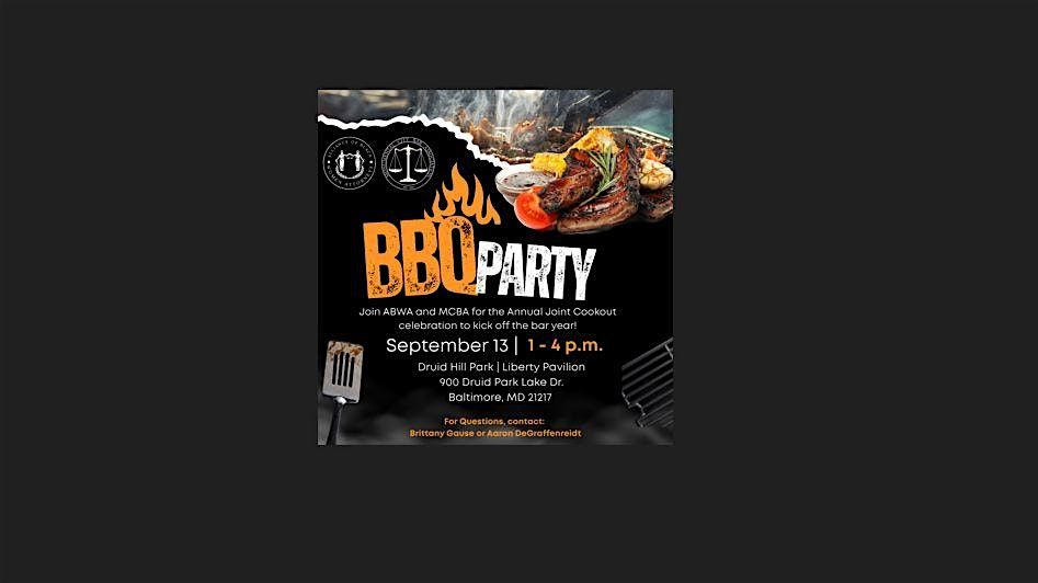 BBQ PARTY - ANNUAL JOINT BAR COOKOUT, 13 September | Event in Baltimore | AllEvents