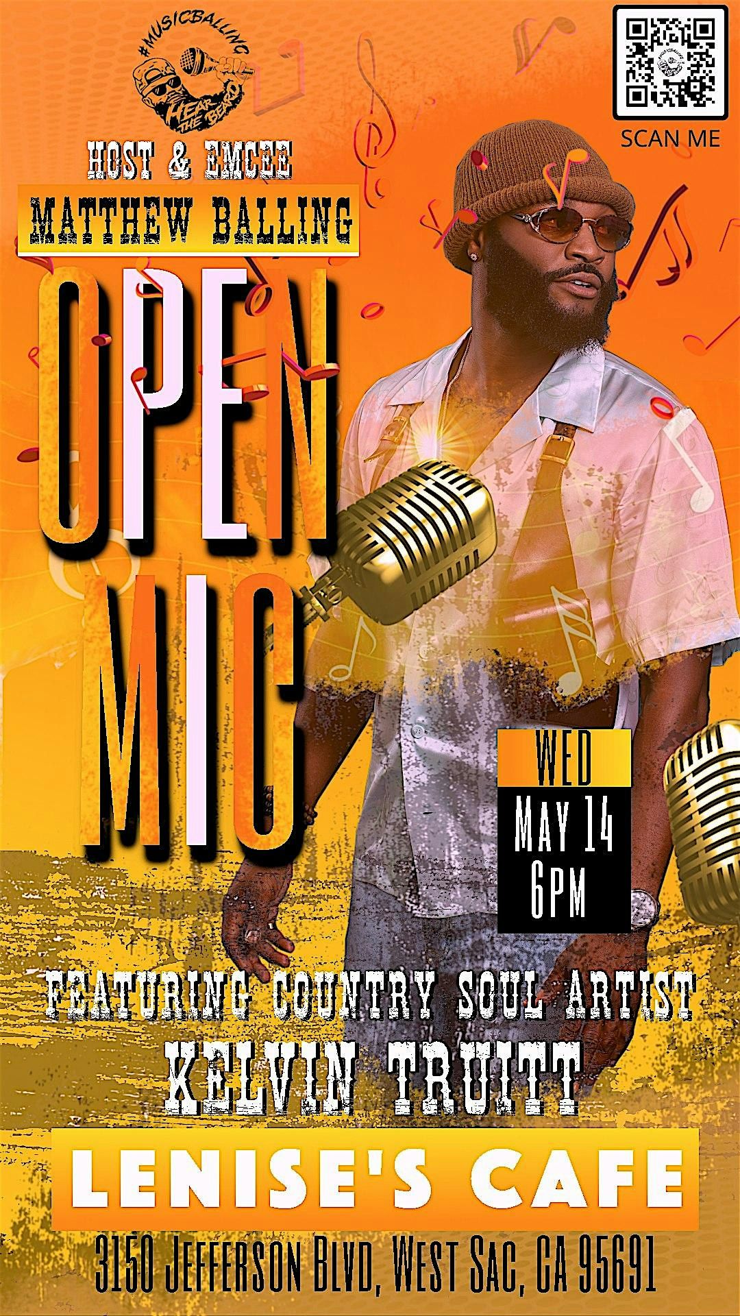 Open Mic @ Lenise's Cafe, 14 May | Event in West Sacramento | AllEvents