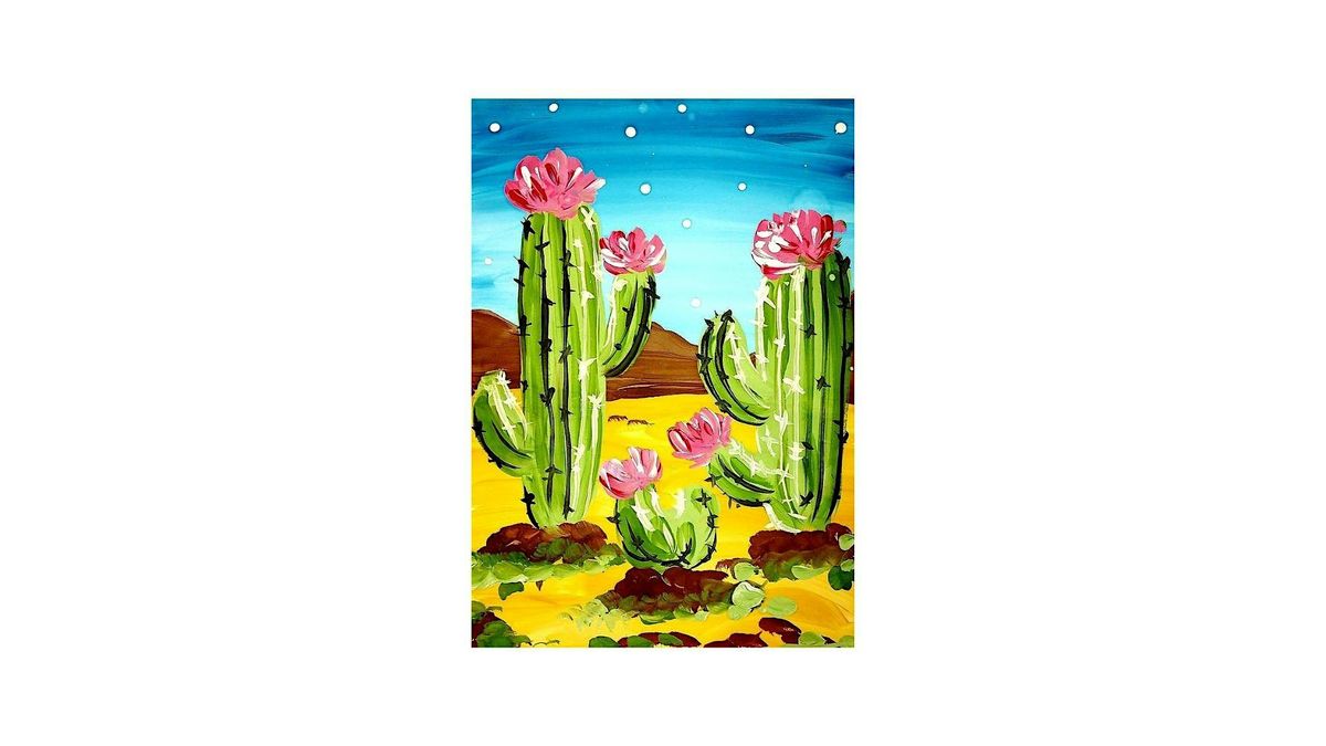 Paint & Sip- Prickly in Pink | Event in Bridgewater | AllEvents