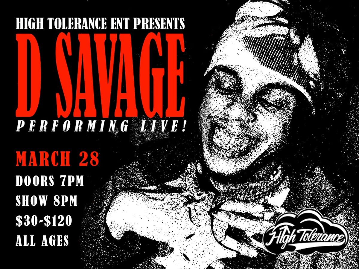 D Savage, 4 June | Event in Sacramento | AllEvents