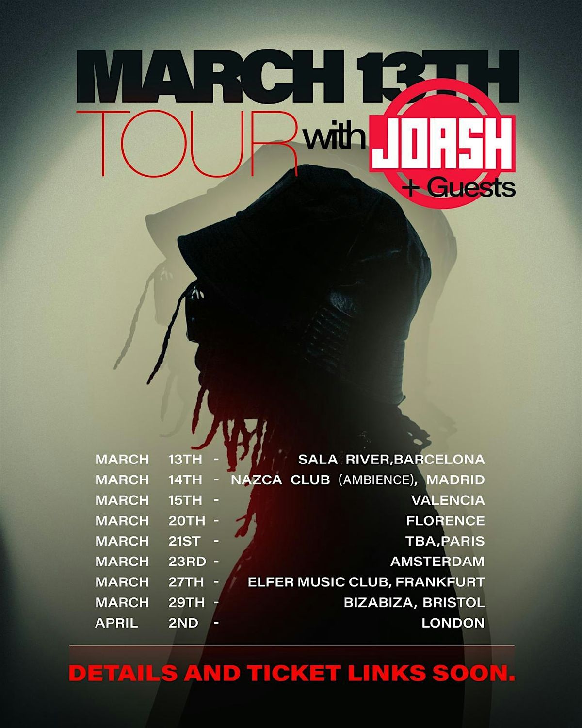 March 13th Tour Joash + Guests Bristol!, 29 March | Event in Bristol | AllEvents