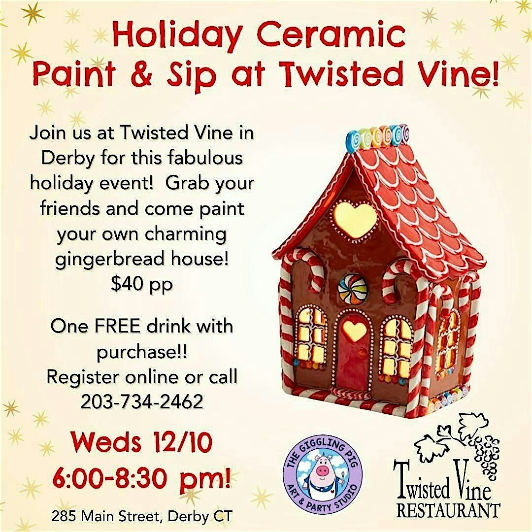 Paint & Sip Night at the Twisted Vine Restaurant, 10 December | Event in Derby | AllEvents