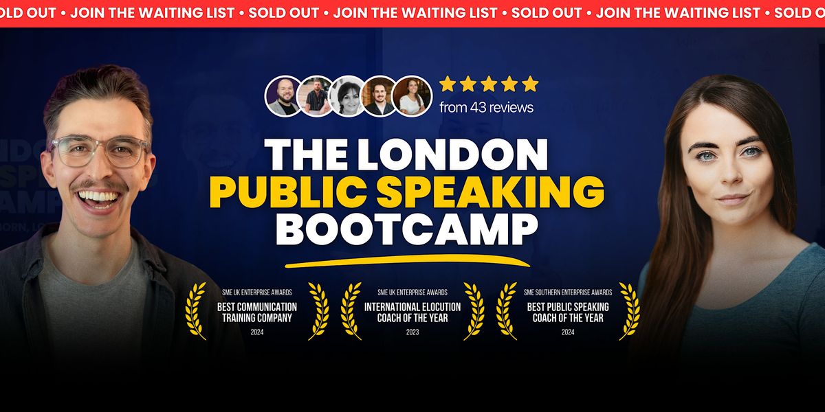 The London Public Speaking Bootcamp | Speak With Confidence!, 11 October | Event in London | AllEvents