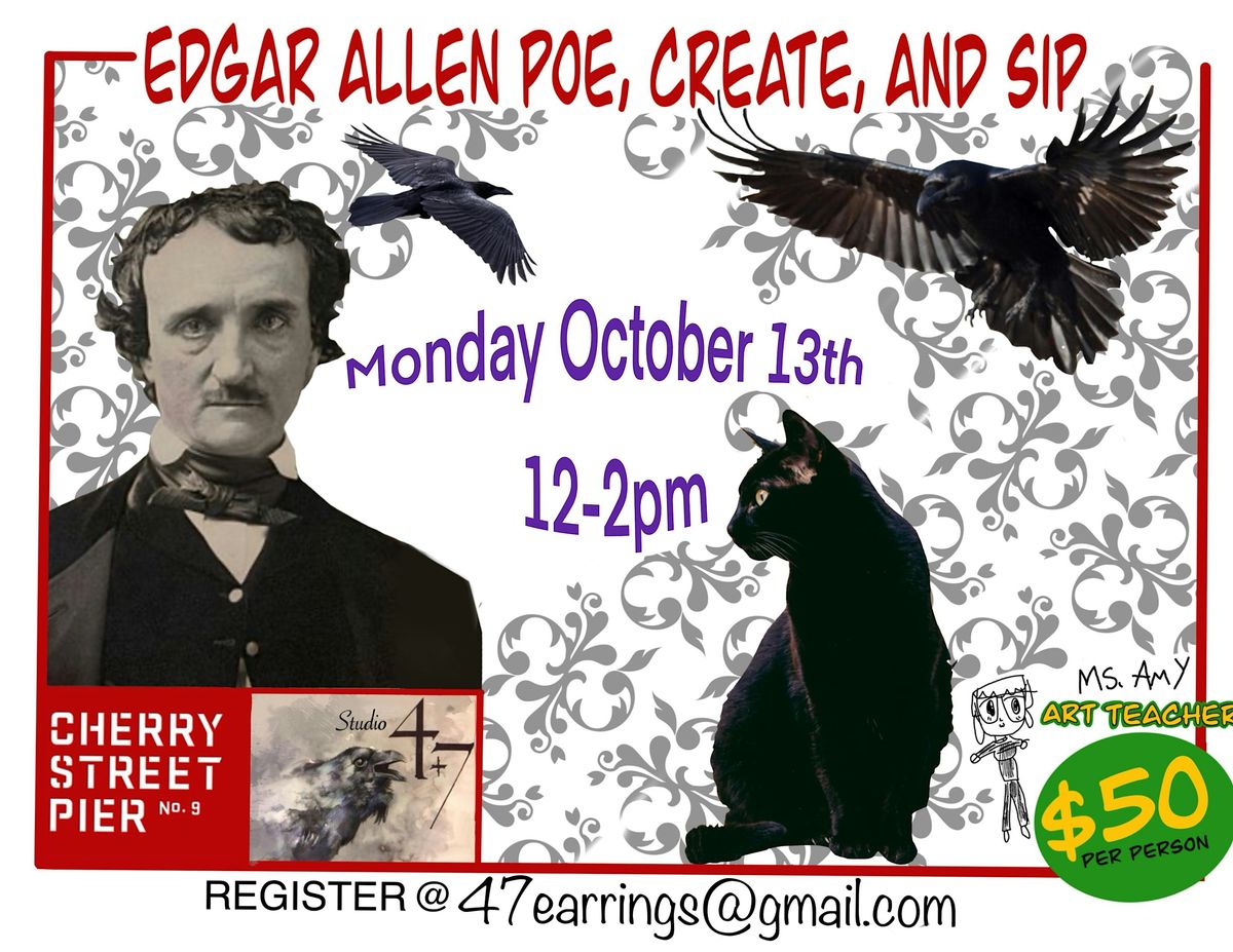 Edgar Allan Poe, Create, and Tea, 13 October | Event in Philadelphia | AllEvents