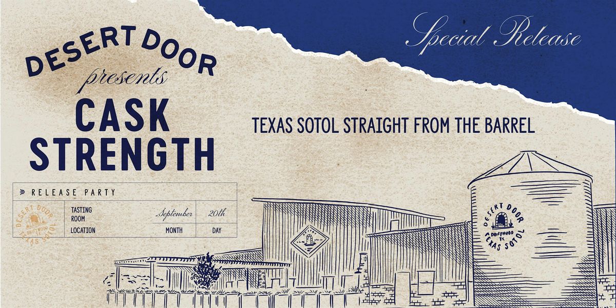 Desert Door Cask Strength Release Party, 20 September | Event in DRIFTWOOD | AllEvents