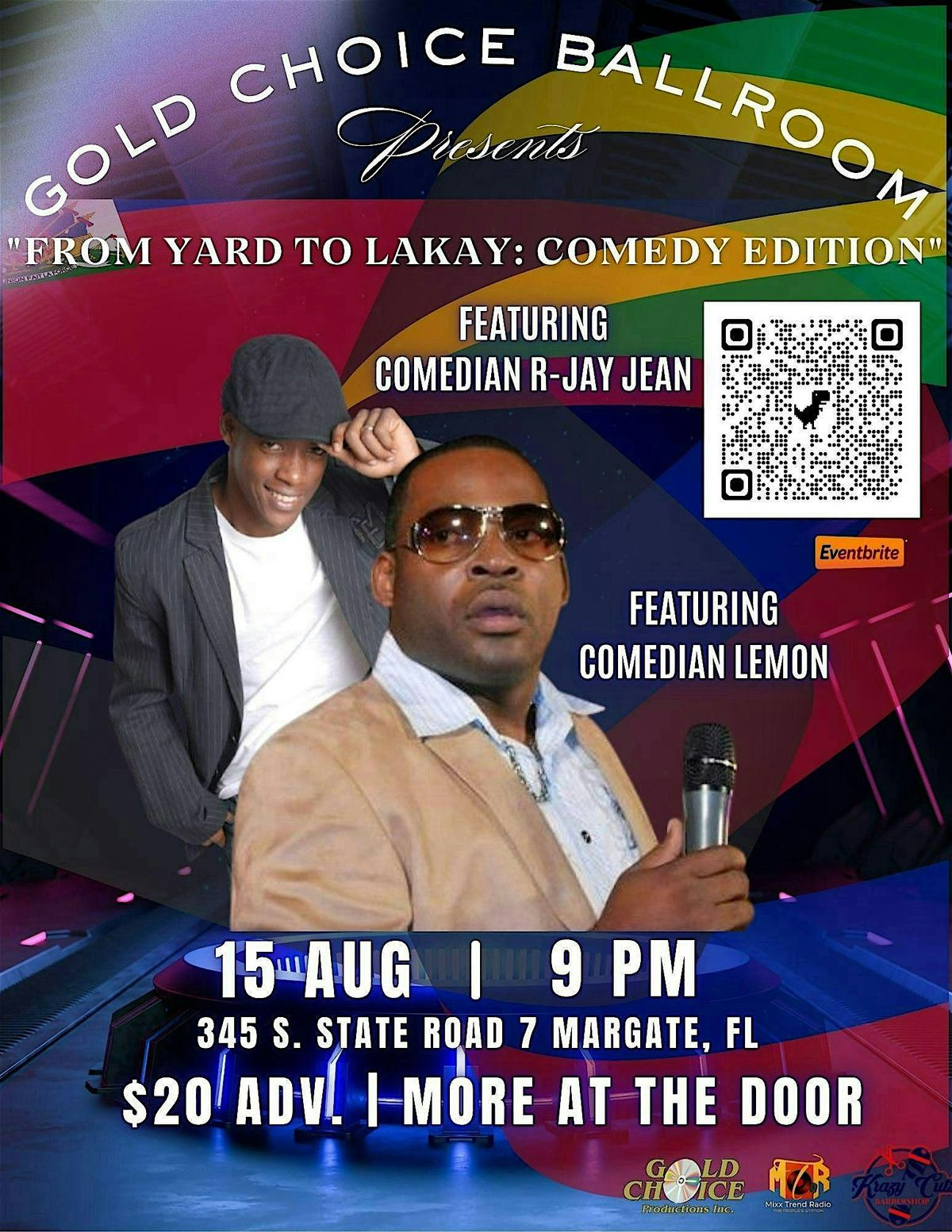 "From Yard to Lakay: Comedy Edition", 15 August | Event in Margate | AllEvents