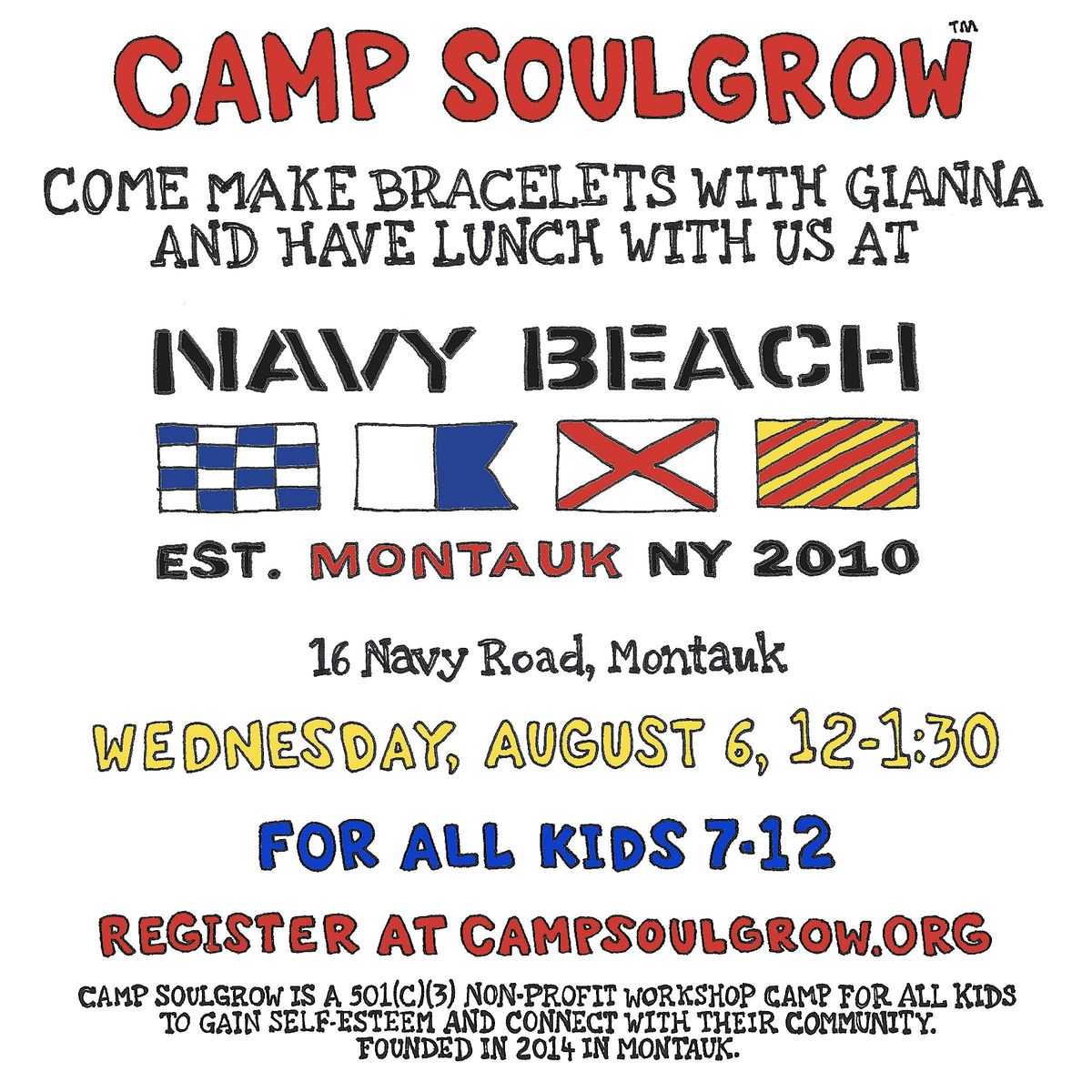 Make Bracelets with "BY G" and Have Lunch at Navy Beach Restaurant!, 6 August | Event in Montauk