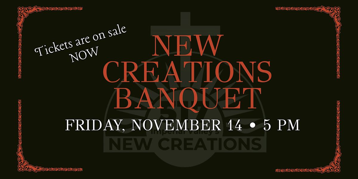 IV New Creations Banquet, 14 November | Event in Imperial | AllEvents