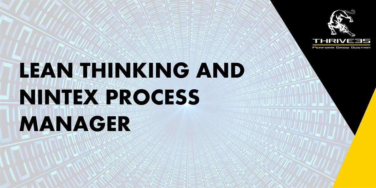 Lean Thinking and Nintex Process Manager (Yellow Belt), 6 October | Event in Perth | AllEvents