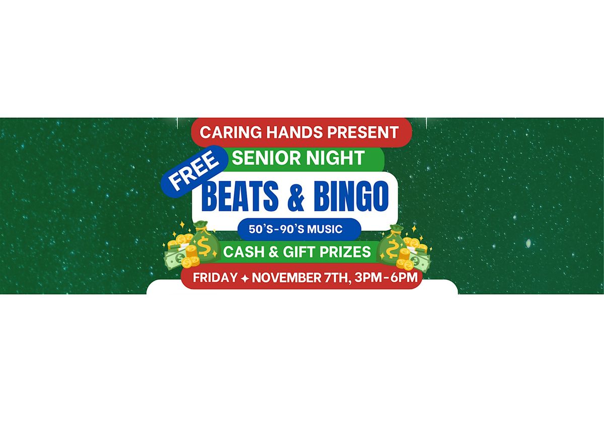 Beats and Bingo: Senior Edition, 7 November | Event in Greensboro | AllEvents