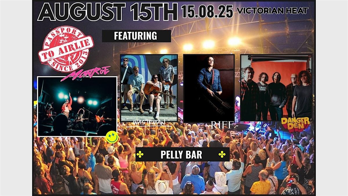 MONROE - PASSPORT TO AIRLIE - VICTORIAN HEAT, 15 August | Event in Frankston | AllEvents