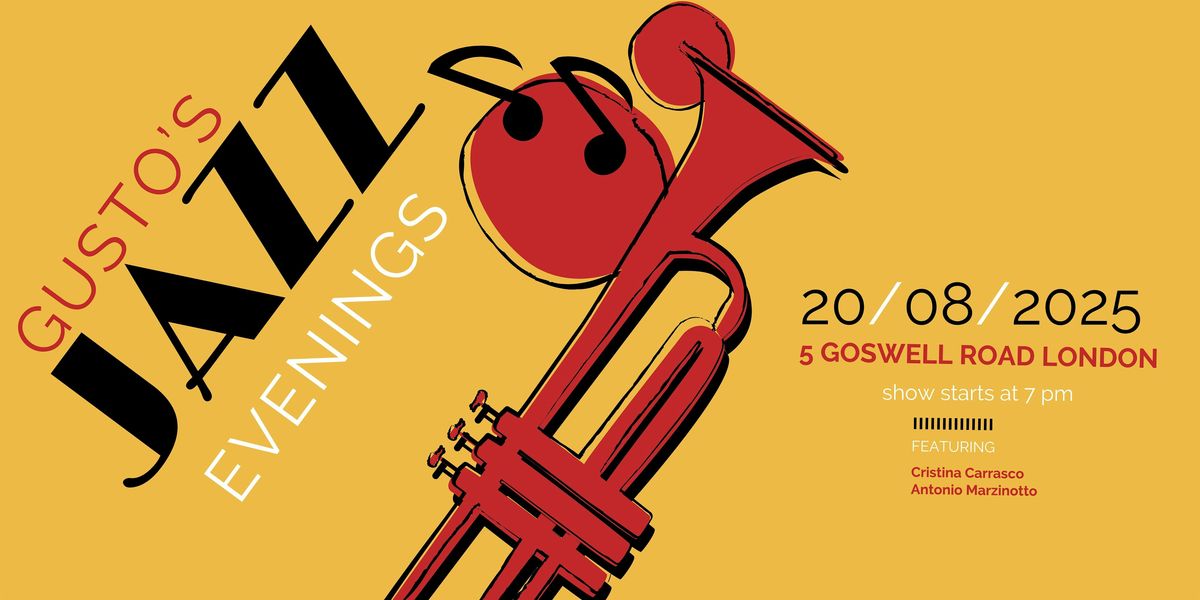 Jazz at GUSTO, 20 August | Event in London | AllEvents