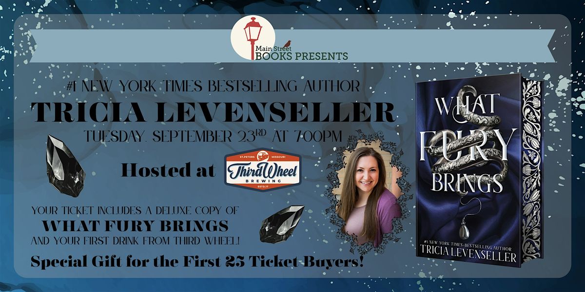 Tricia Levenseller- WHAT FURY BRINGS, 23 September | Event in St. Peters | AllEvents