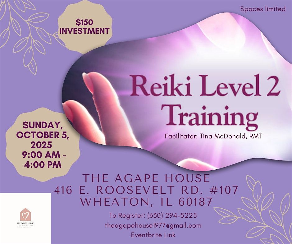 Reiki II, 5 October | Event in Wheaton | AllEvents