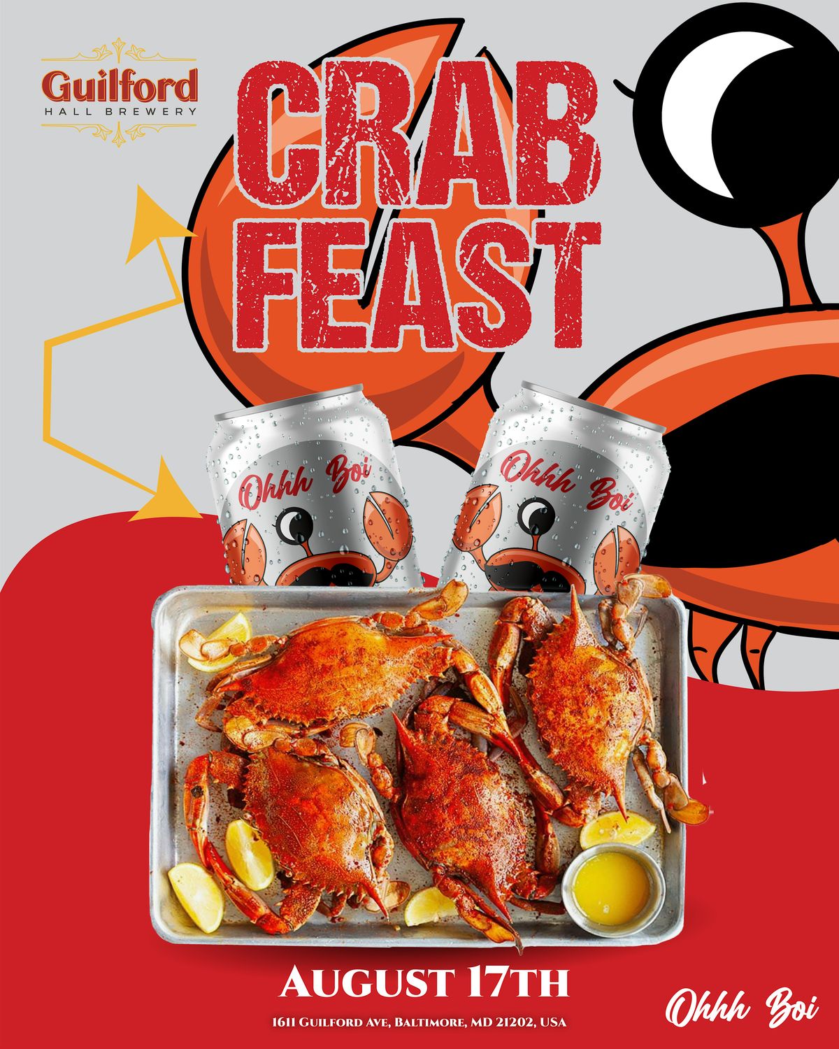 Guilford End of Summer Crab Feast, 17 August | Event in Baltimore | AllEvents