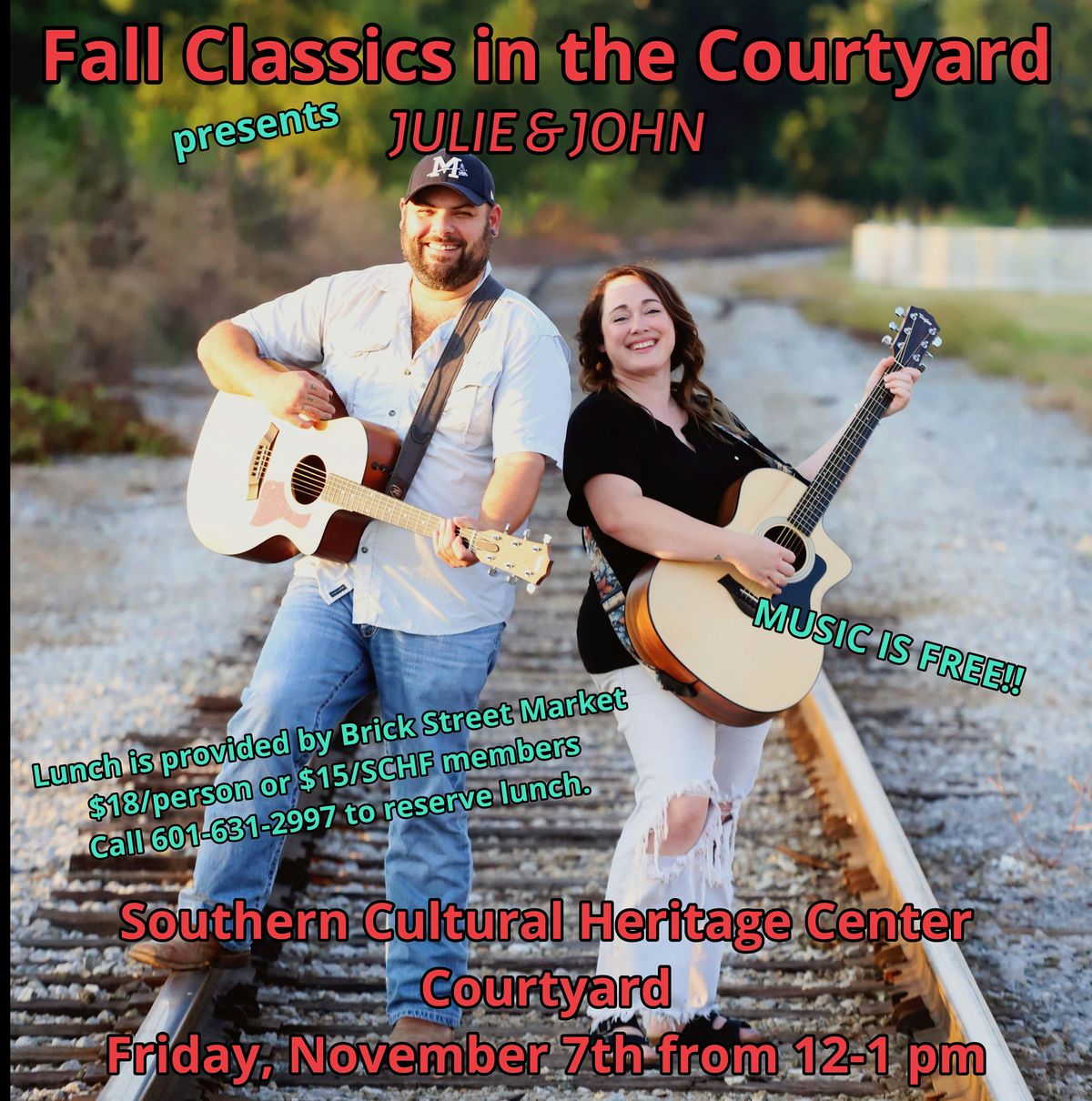 Fall Classics in the Courtyard 11/07/25, 7 November | Event in Vicksburg | AllEvents