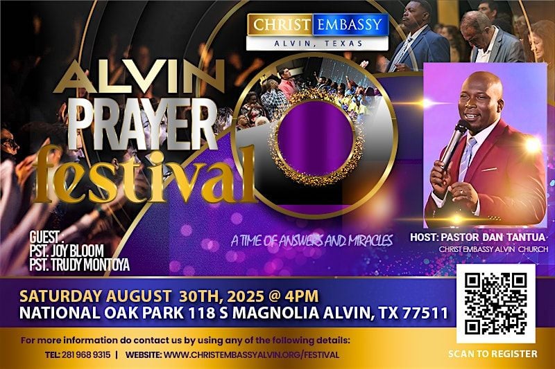 Alvin Prayer Festival, 30 August | Event in Alvin | AllEvents