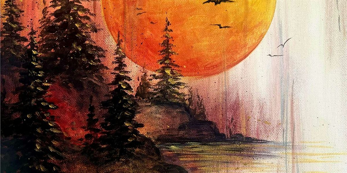 Blood Moon - Paint and Sip by Classpop!™, 9 August | Event in Elk Grove | AllEvents