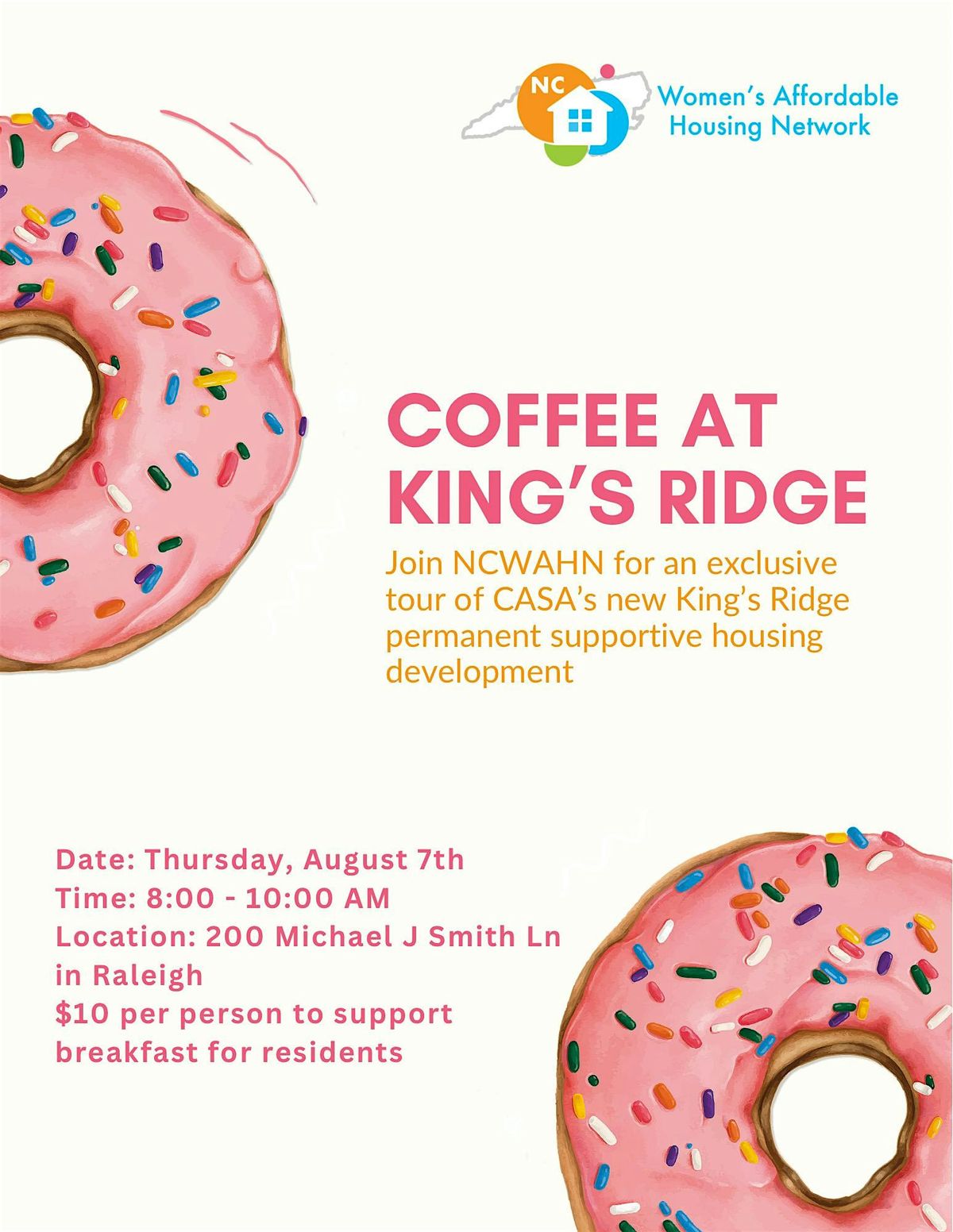 Coffee at King’s Ridge, 7 August | Event in Raleigh | AllEvents