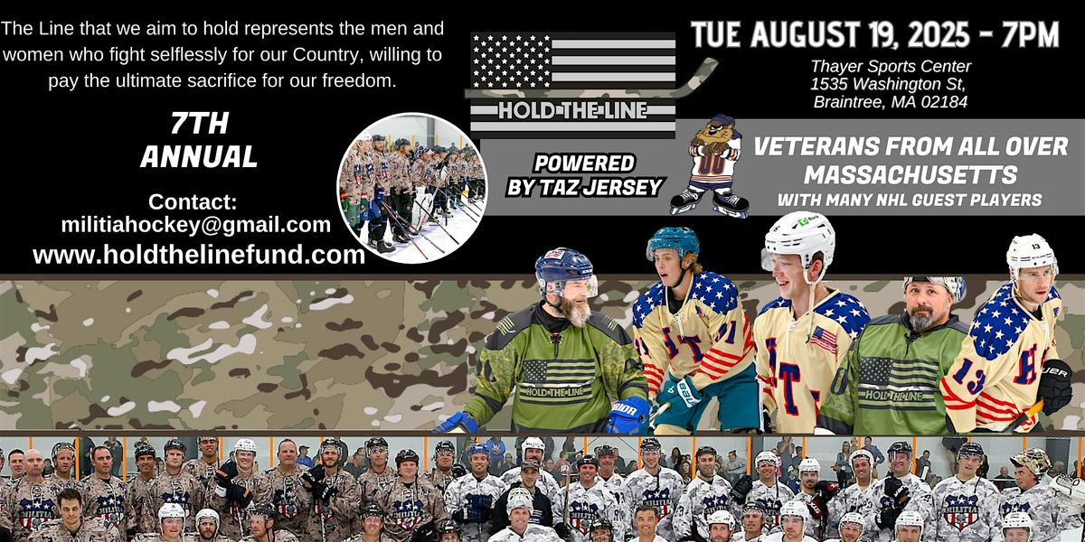 2025 Hold the Line Hockey Game, 19 August | Event in Braintree | AllEvents