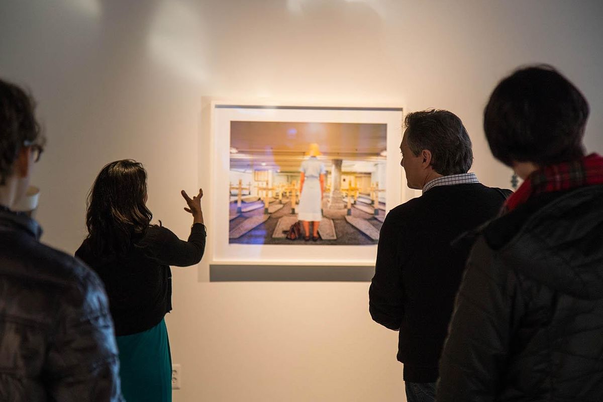 Curatorled Exhibition Tour of Stephanie Dinkins On Love & Data, Stamps