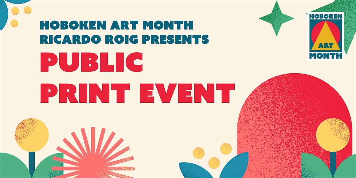 Ricardo Roig Presents Public Print Event, 11 October | Event in Hoboken | AllEvents