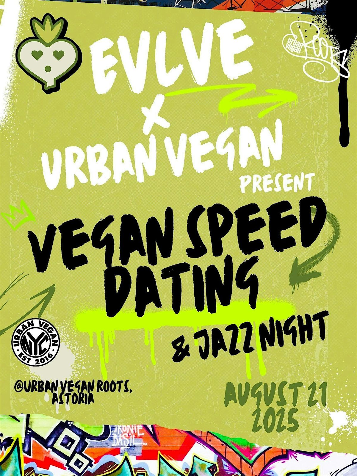 EVLVE Presents: Speed Dating & Jazz Night In Queens at UVR, 21 August | Event in Queens | AllEvents