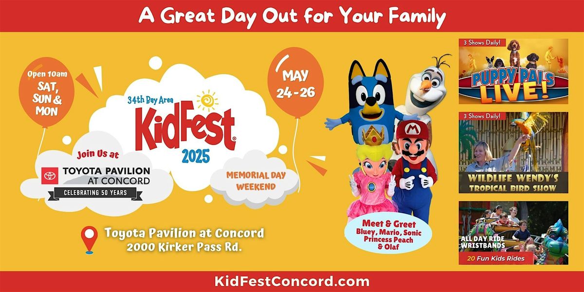 Bay Area KidFest 2025 | Event in Concord | AllEvents
