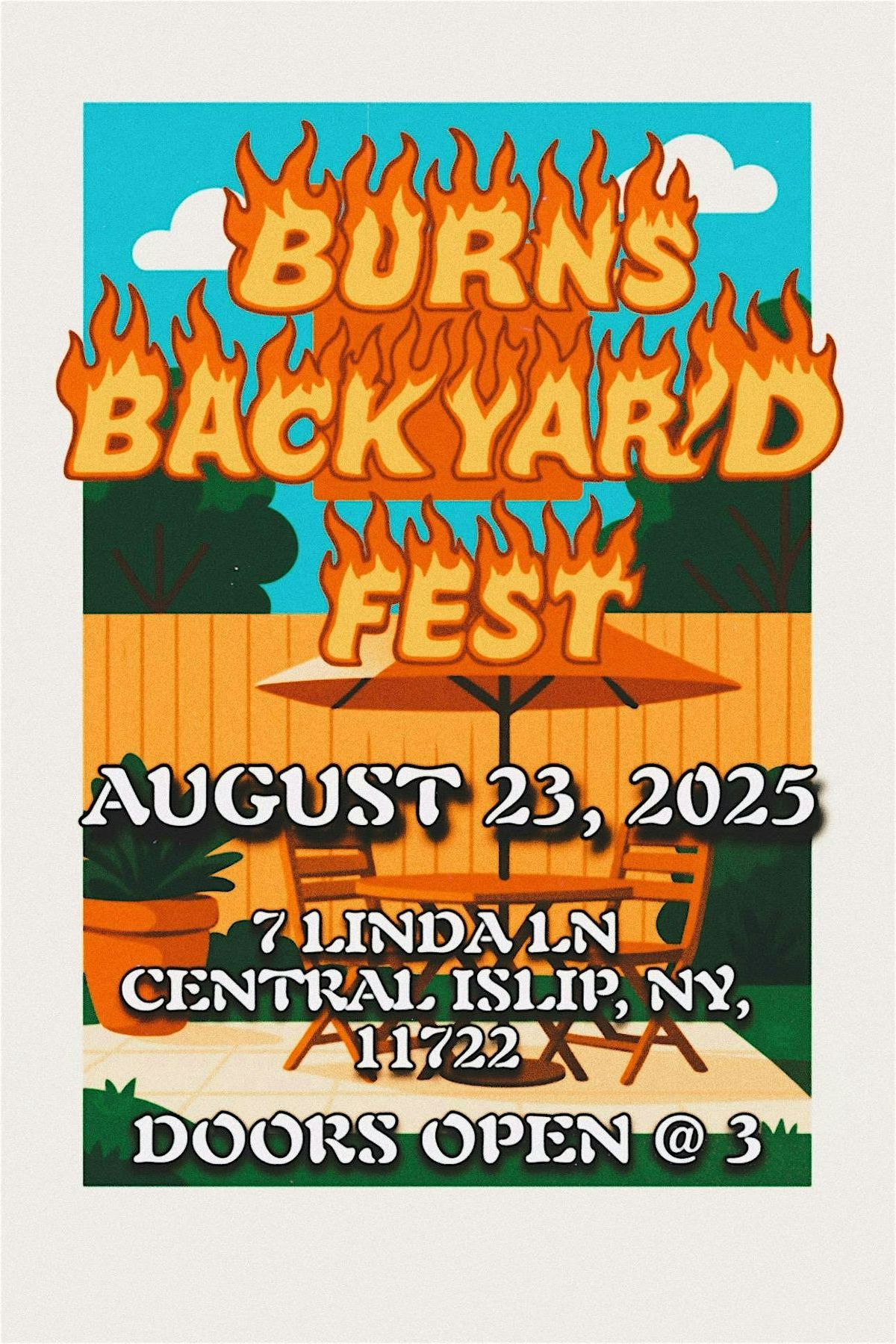Burns Backyard Festival !, 23 August | Event in Central Islip | AllEvents